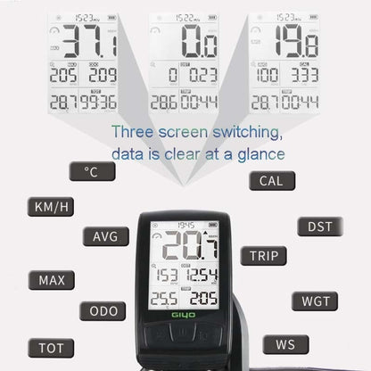 GIYO M4 Bicycle Computer Bluetooth Wireless Road Bike Speedometer Odometer - free shipping - PMC Jewellery - Order now!