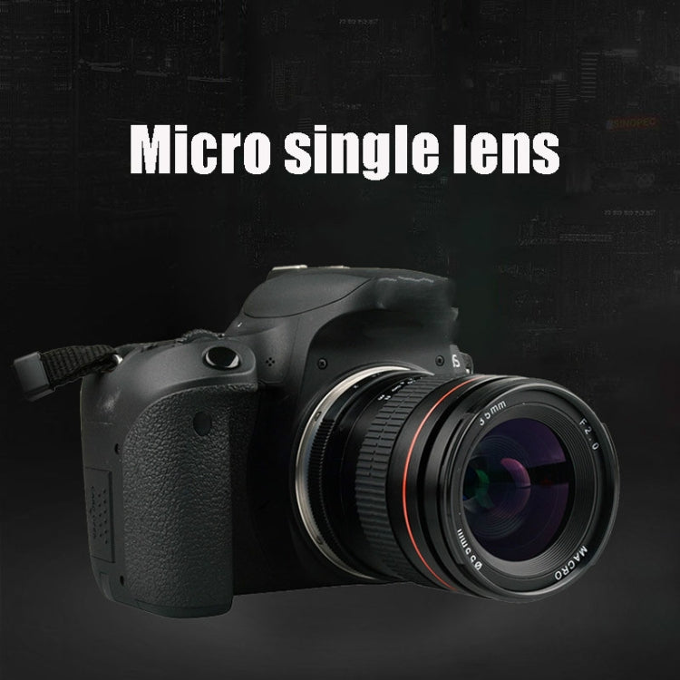 Lightdow 35mm F2.0 Wide-Angle Lens Full-Frame Portrait Micro SLR Manual Fixed Focus Lens - free shipping - PMC Jewellery - Order now!
