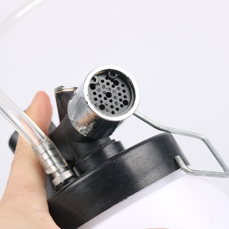Pneumatic Brake Fluid Changer Automobile Brake Fluid Replacement Joint Filler Emptying Tool Brake Fluid Change Tool, Style:Single Pot