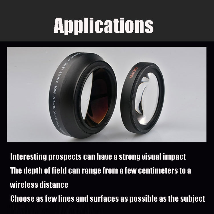 67mm 0.43X Super Wide Angle Fisheye Lens with Macro Lens for Canon - free shipping - PMC TechLife - Order now!