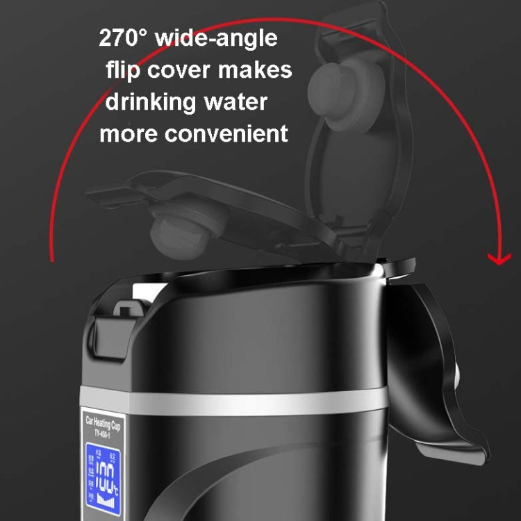 450ml Car Heating Water Bottle Thermos Mug Car Truck Universal Boiling Water Cup, Style:Car Models(Black)