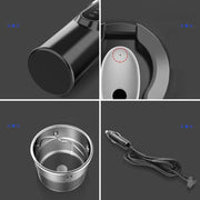 450ml Car Heating Water Bottle Thermos Mug Car Truck Universal Boiling Water Cup, Style:Car Models(Black)