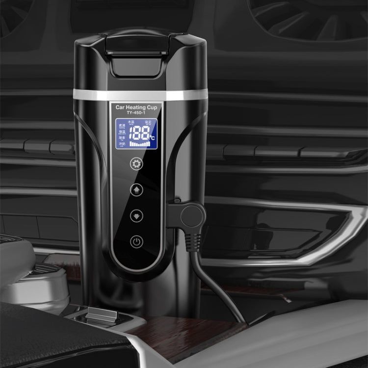 450ml Car Heating Water Bottle Thermos Mug Car Truck Universal Boiling Water Cup, Style:Car Models(Black)