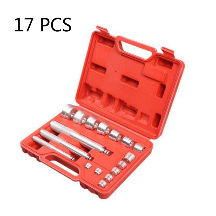 17 In 1 Small Aluminum Alloy Bearing Disassembly Tool Bearing Installation Extractor(Red) - Hand Tool Sets by PMC TechLife | Online Shopping South Africa | PMC TechLife | Buy Now Pay Later Mobicred