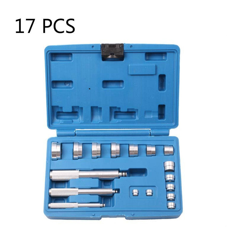 17 In 1 Small Aluminum Alloy Bearing Disassembly Tool Bearing Installation Extractor(Blue) - Hand Tool Sets by PMC TechLife | Online Shopping South Africa | PMC TechLife