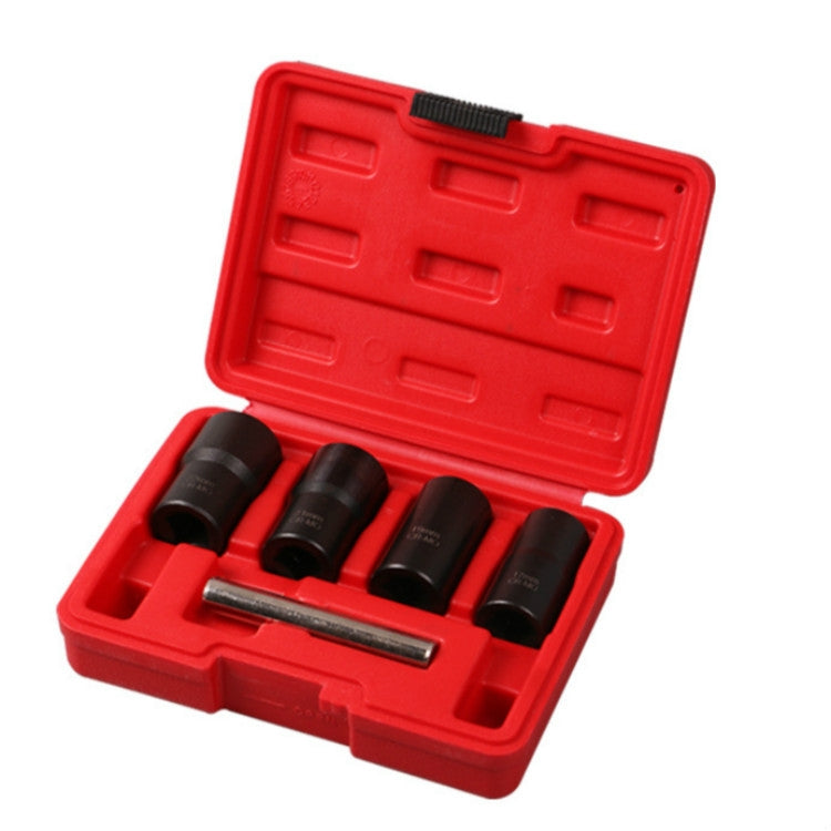 5 In 1 Non-Slip Sleeve Set Chrome-Molybdenum Steel Nut Disassembly Tool Sliding Tooth Nut Remover - Hand Tool Sets by PMC TechLife | Online Shopping South Africa | PMC TechLife | Buy Now Pay Later Mobicred