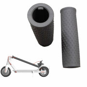 A Pair For Xiaomi Electric Scooter Silicone Car Handles Replace Non-slip Car Handles, Size:One Size(Light Grey)