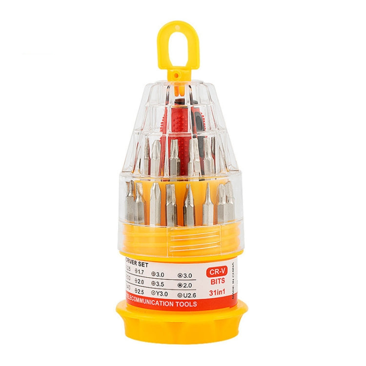 31 In 1 Small Screwdriver Cross Mobile Phone Repair Tool Pagoda Screwdriver Multifunctional Screwdriver Set, Specification: 31 PCS In 1 Small