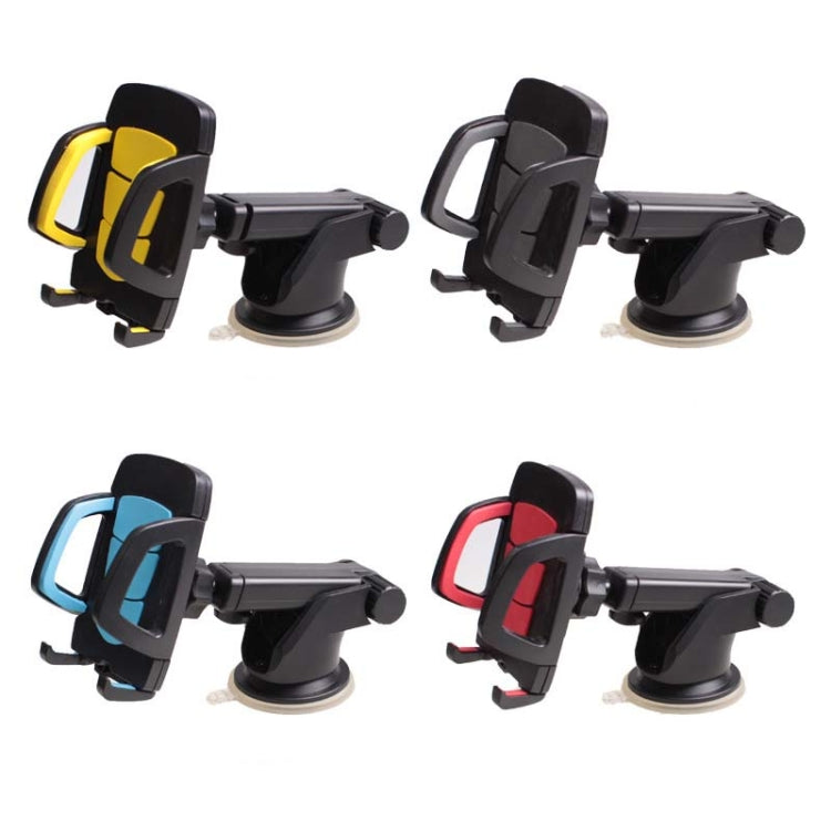 Car Phone Holder Car Air Outlet Mobile Phone Holder Suction Cup Navigation Instrument Panel General, Style:2 in 1(Red)