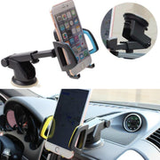 Car Phone Holder Car Air Outlet Mobile Phone Holder Suction Cup Navigation Instrument Panel General, Style:2 in 1(Red)
