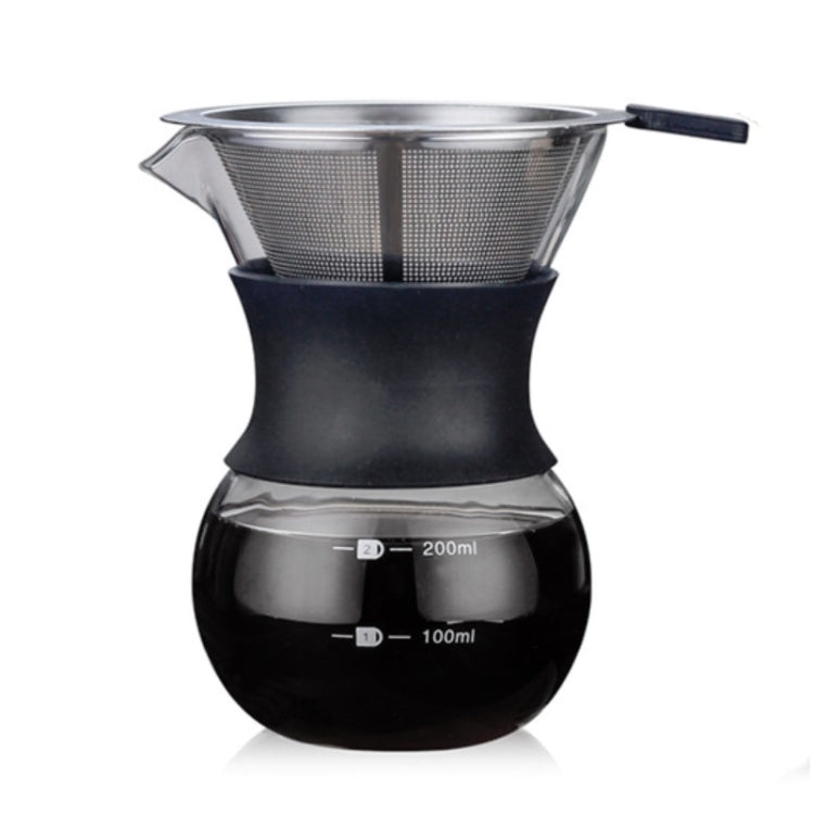 High Temperature Resistant Coffee Maker, Capacity:200ml, Style:With Strainer - free shipping - PMC TechLife - Order now!