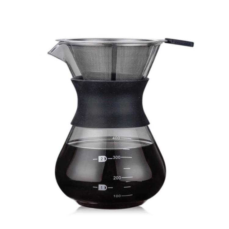 High Temperature Resistant Coffee Maker, Capacity:400ml, Style:With Strainer - free shipping - PMC TechLife - Order now!