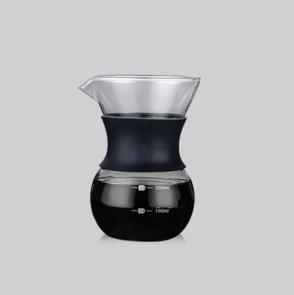 High Temperature Resistant Coffee Maker, Capacity:200ml, Style:Without Strainer