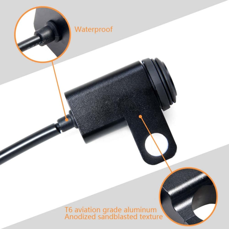 2 PCS / Set Motorcycle LED Lights Rearview Mirror Left And Right Switches Waterproof Boat-Shaped Switches - Others by PMC TechLife | Online Shopping South Africa | PMC TechLife | Buy Now Pay Later Mobicred