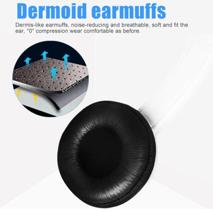 DANYIN DT326 Head-mounted Desktop Computer Children Learning Wire Headset with Microphone, Cable Length:1.8m, Style:Single Hole Four-level(White) - free shipping - PMC TechLife - Order now!