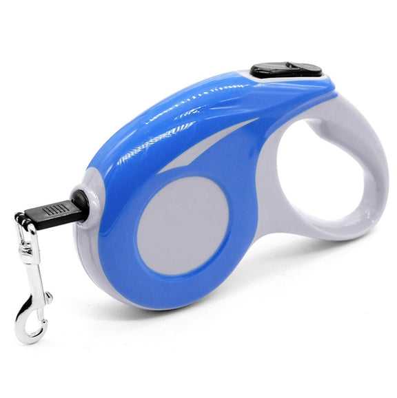 Automatic Pet Traction Device Household Dog Walking Retractable Traction Rope, Length:5m(Blue)