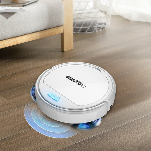 Household Intelligent Automatic Sweeping Robot, Specification:Upgrade Four Motors(White)