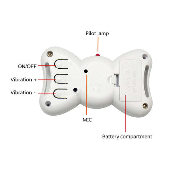 Automatic Voice Control Bark Arrester Collar Pet Supplies Trainer(Orange)