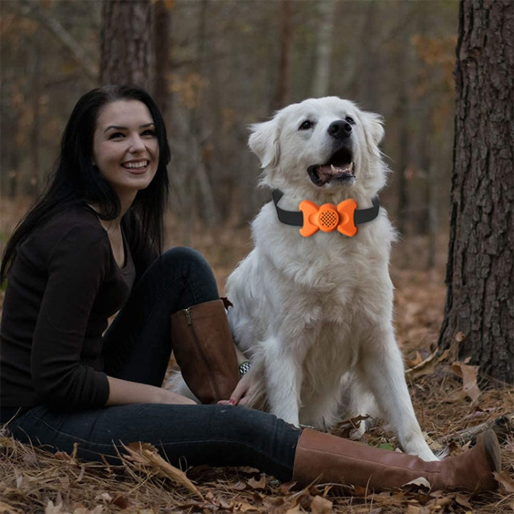 Automatic Voice Control Bark Arrester Collar Pet Supplies Trainer(Orange) - Training Aids by PMC TechLife | Online Shopping South Africa | PMC TechLife | Buy Now Pay Later Mobicred