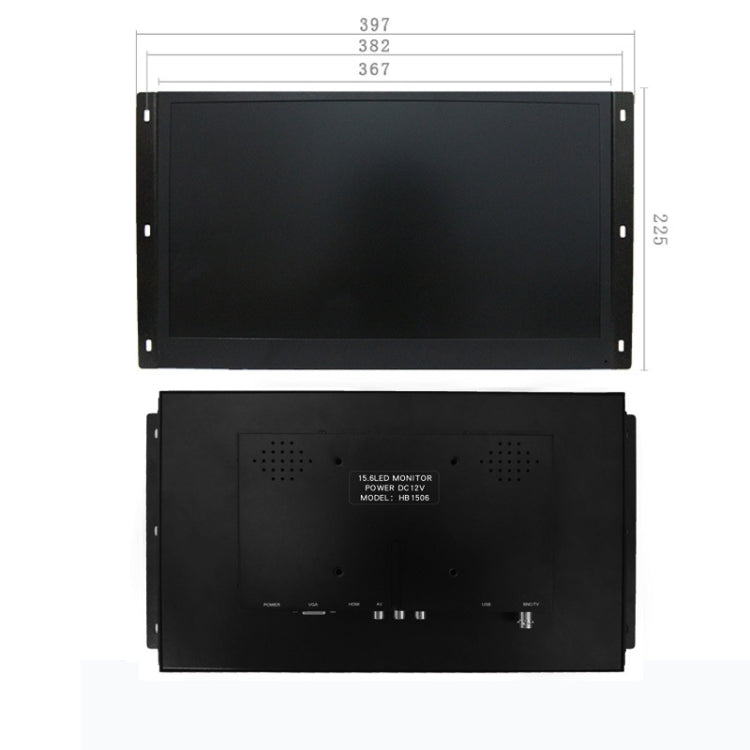 ZGYNK HB1303Q Embedded Industrial Capacitive Touch Display, US Plug, Size: 15.6 inch, Style:Resistor - free shipping - PMC Jewellery - Order now!