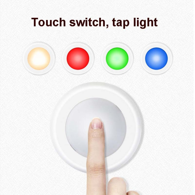 6 PCS / Set 16 Color RGB LED Night Light Strobe Atmosphere Pat Light Remote Control Cabinet Light with 2 Remote Control - Night Lights by PMc TechLife | Online Shopping South Africa | PMc TechLife | Buy Now Pay Later Mobicred