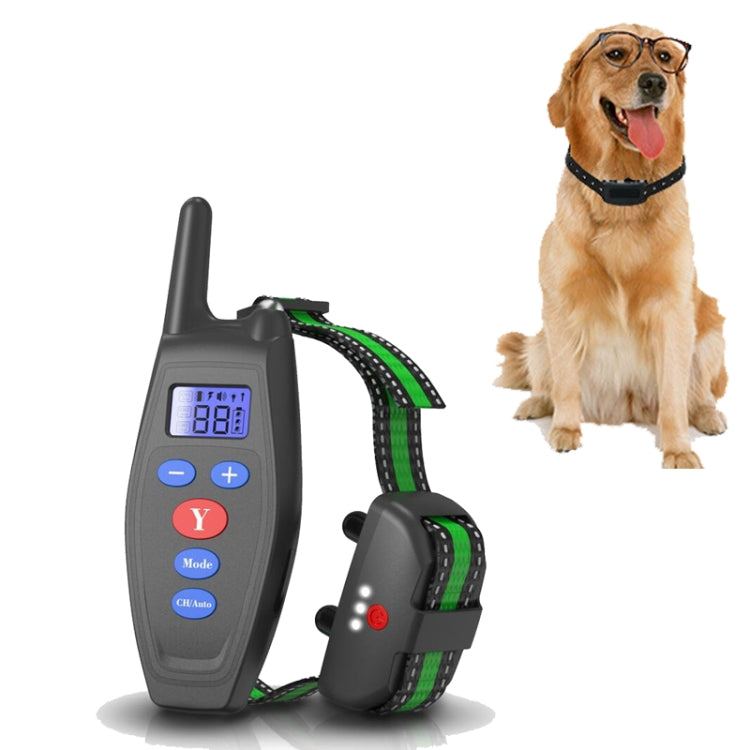 Dog Training Device Remote Control Bark Control Charging Waterproof Pet Training Collar with Electric Shock Vibration(Black) - Training Aids by PMC TechLife | Online Shopping South Africa | PMC TechLife | Buy Now Pay Later Mobicred