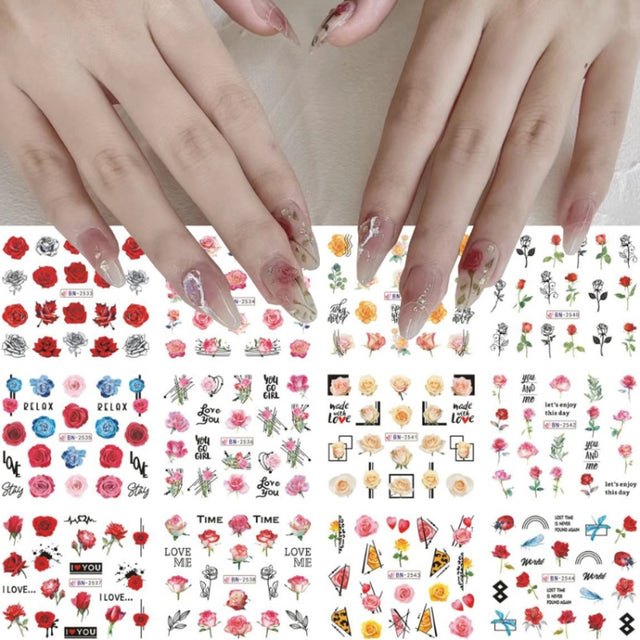 Nail Art Stickers Small Fresh Dream Catcher Stickers(BN2533-2544)
