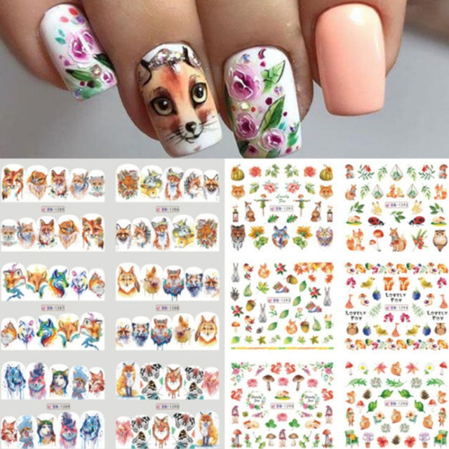 Nail Art Stickers Small Fresh Dream Catcher Stickers(BN1285-1296)