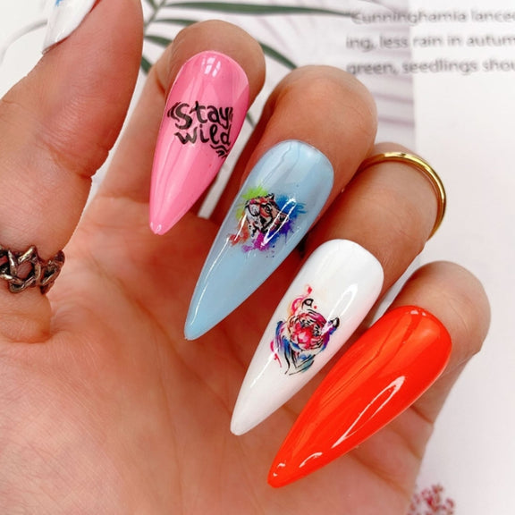 Nail Art Stickers Small Fresh Dream Catcher Stickers(BY073-084)