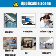 ZGYNK B1042 Portable High-Definition Metal Computer Monitor Display, Size:9.7 inch VGA AV HDMI BNC