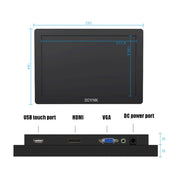 ZGYNK KQ101 HD Embedded Display Industrial Screen, Size: 10 inch, Style:Capacitive
