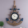Retro Old Decoration Wall Clock Living Room Wooden Clock Wall Decoration(Blue) - Wall Clock by PMc TechLife | Online Shopping South Africa | PMc TechLife | Buy Now Pay Later Mobicred