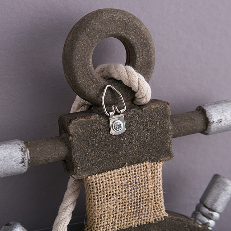 Retro Old Decoration Wall Clock Living Room Wooden Clock Wall Decoration(Blue) - Wall Clock by PMc TechLife | Online Shopping South Africa | PMc TechLife | Buy Now Pay Later Mobicred