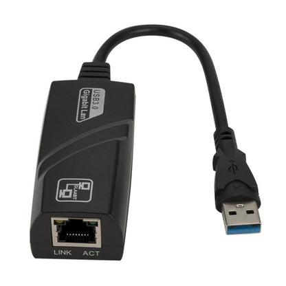 10/100/1000 Mbps RJ45 to USB 3.0 External Gigabit Network Card, Support WIN10 - USB Network Adapter by PMC Jewellery | Online Shopping South Africa | PMC Jewellery | Buy Now Pay Later Mobicred