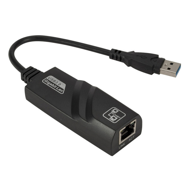10/100/1000 Mbps RJ45 to USB 3.0 External Gigabit Network Card, Support WIN10 - USB Network Adapter by PMC TechLife | Online Shopping South Africa | PMC TechLife | Buy Now Pay Later Mobicred