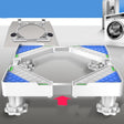 Single Tube 4 Legs Adjustable Stainless Steel Refrigerator Bracket Washing Machine Base Bracket - free shipping - PMC TechLife - Order now!