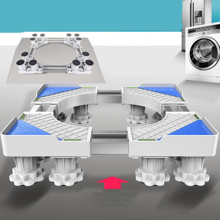 Double Tube 12 Feet Adjustable Stainless Steel Refrigerator Bracket Washing Machine Base Bracket - free shipping - PMC TechLife - Order now!