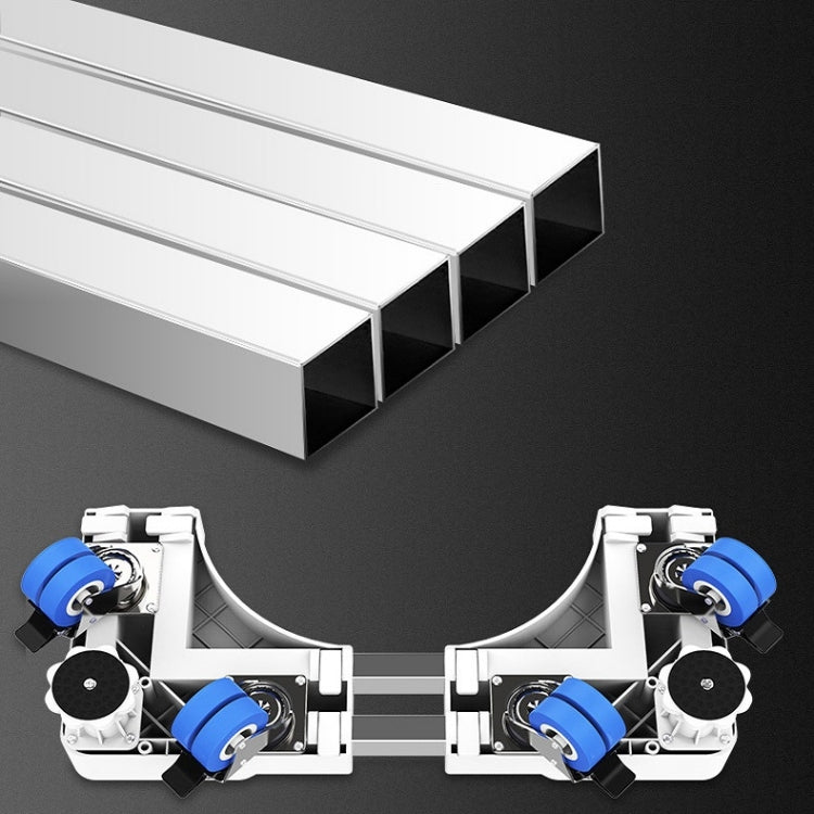 Double Tube 12 Feet Adjustable Stainless Steel Refrigerator Bracket Washing Machine Base Bracket - free shipping - PMC TechLife - Order now!