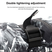 Winter Thermal Ski Gloves Outdoor Water-resistant Velvet Gloves Thickening Touch Screen Motorcycle Gloves, Size: M(Red)