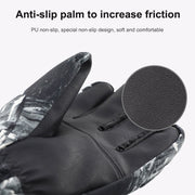 Winter Thermal Ski Gloves Outdoor Water-resistant Velvet Gloves Thickening Touch Screen Motorcycle Gloves, Size: XL(Red)