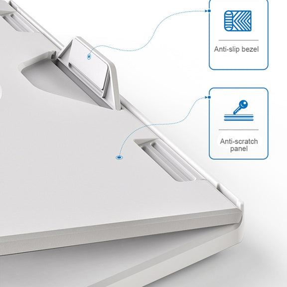 Multifunctional Folding Notebook Stand Monitor Increase Rack, Colour: Tripod (White)