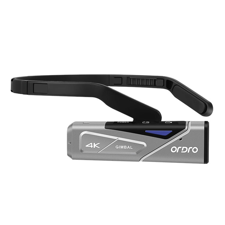 ORDRO EP7 4K Head-Mounted  Auto Focus Live Video Smart Sports Camera, Style:Without Remote Control(Silver Black) - Sports Camera by PMC TechLife | Online Shopping South Africa | PMC TechLife | Buy Now Pay Later Mobicred