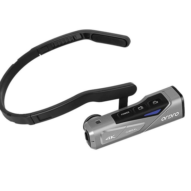 ORDRO EP7 4K Head-Mounted  Auto Focus Live Video Smart Sports Camera, Style:Without Remote Control(Silver Black) - Sports Camera by PMC TechLife | Online Shopping South Africa | PMC TechLife | Buy Now Pay Later Mobicred