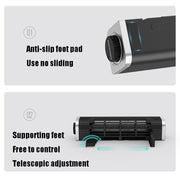 Olmaster Notebook High Air Volume Radiator USB Fan Bracket, Style:Round CF-1691