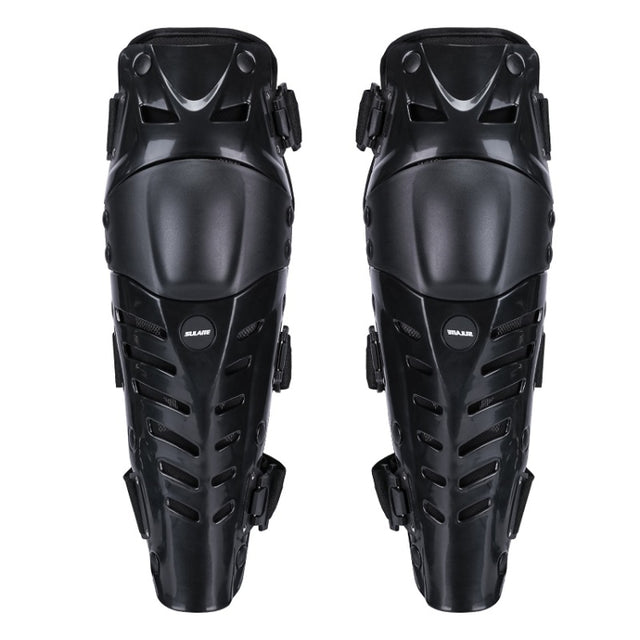 SULAITE Motocross Outdoor Sports Protective Gear Riding Windproof And Anti-Fall Activity Leggings Protector(Black)