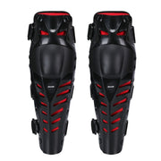 SULAITE Motocross Outdoor Sports Protective Gear Riding Windproof And Anti-Fall Activity Leggings Protector(Black Red)