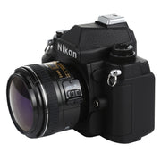 Non-Working Fake Dummy DSLR Camera Model DF Model Room Props Ornaments Display Photo Studio Camera Model Props, Color:Black(Without Hood)