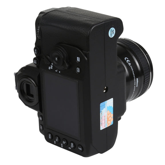 Non-Working Fake Dummy DSLR Camera Model DF Model Room Props Ornaments Display Photo Studio Camera Model Props, Color:Black(Without Hood)