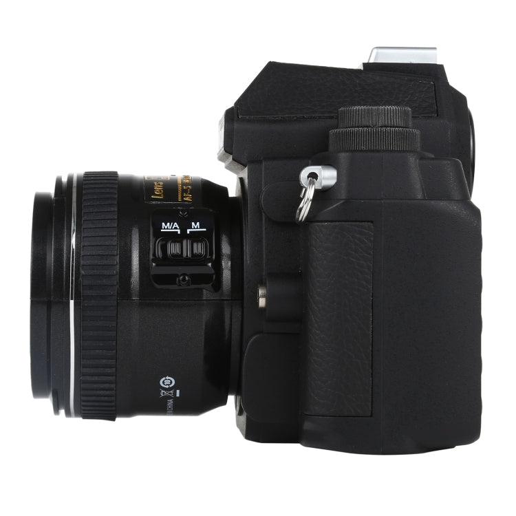 Non-Working Fake Dummy DSLR Camera Model DF Model Room Props Ornaments Display Photo Studio Camera Model Props, Color:Black(Without Hood)