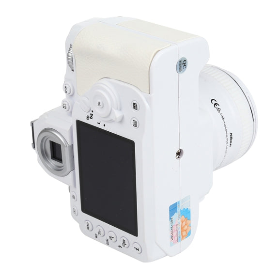 Non-Working Fake Dummy DSLR Camera Model DF Model Room Props Ornaments Display Photo Studio Camera Model Props, Color:White(Without Hood)